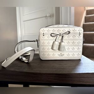 Kate Spade white camera bag